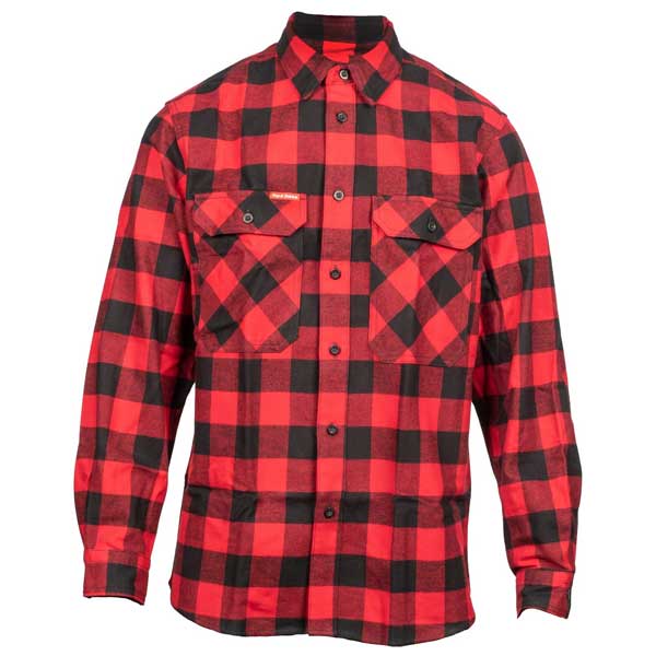 Check Flannel Long Sleeve Open Shirt