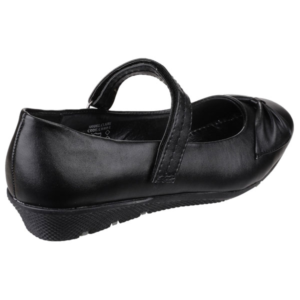 Claire Uniform Bar Shoe with Touch Strap