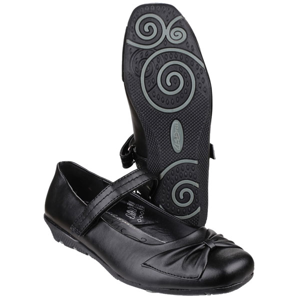 Claire Uniform Bar Shoe with Touch Strap