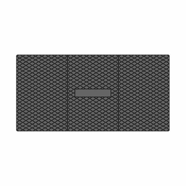 Clear Path Oxford Plastic Temporary Pedestrian Crossing Mat