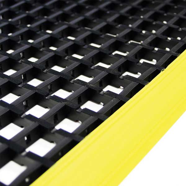 Anti-Fatigue Vinyl Workstation Mat with Drainage Holes