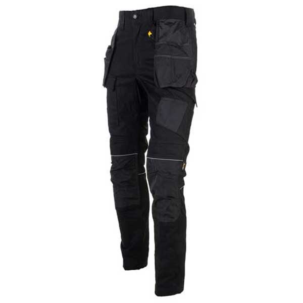 Comfortable Black Stretch Pocket Work Trouser