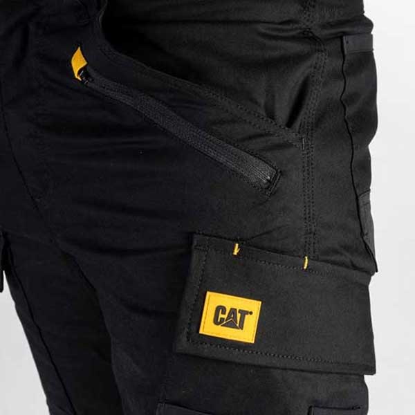 Comfortable Black Stretch Pocket Work Trouser