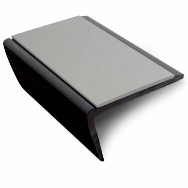 Commercial Stair Nosing 56 x 32.5mm With Non Slip PVC Insert Slimline Hard Nose