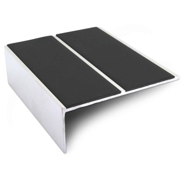 Commercial Stair Nosing 85mm x 32mm Edge Trim With Anti Slip Pvc Insert