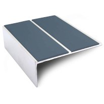 Commercial Stair Nosing 85mm x 32mm Edge Trim With Anti Slip Pvc Insert
