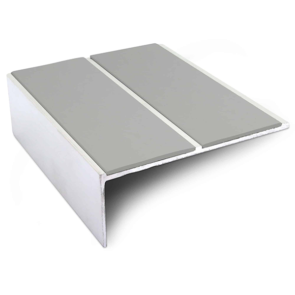 Commercial Stair Nosing 85mm x 32mm Edge Trim With Anti Slip Pvc Insert