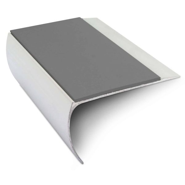 Commercial Stair Nosing Edge Trim 69mm x 40mm With Pvc Insert Aluminium Non-Slip