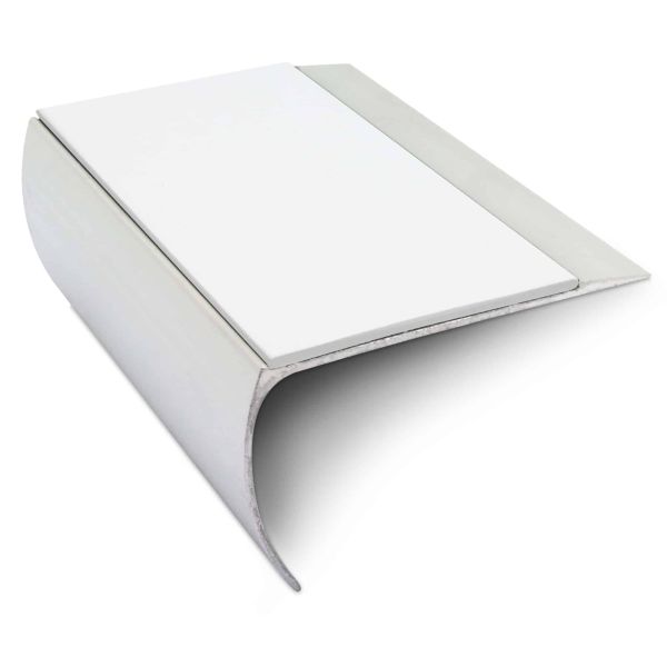 Commercial Stair Nosing Edge Trim 69mm x 40mm With Pvc Insert Aluminium Non-Slip