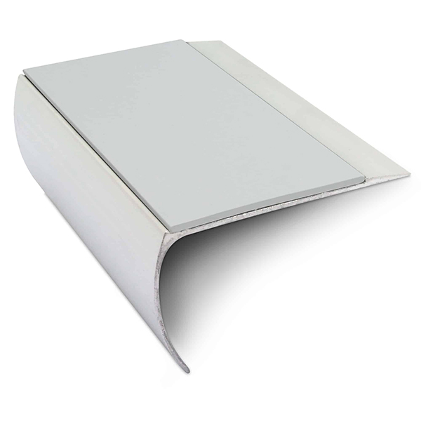 Commercial Stair Nosing Edge Trim 69mm x 40mm With Pvc Insert Aluminium Non-Slip