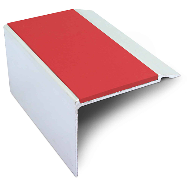 Commercial Stair Nosing Edge Trim 72mm x 55mm With Non-Slip PVC Insert