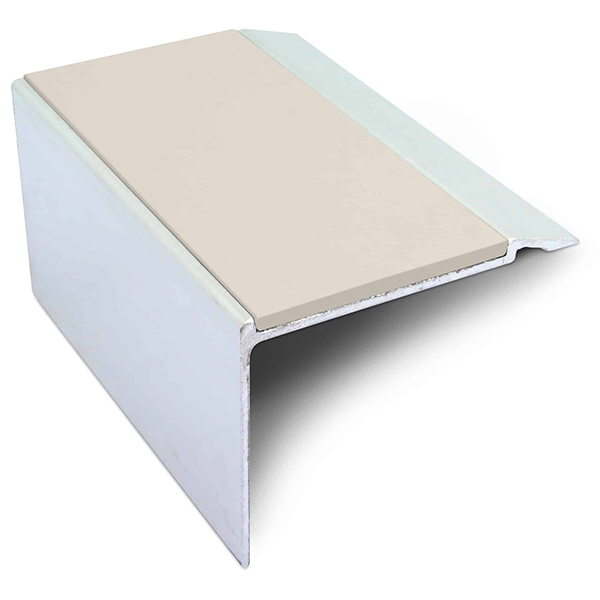 Commercial Stair Nosing Edge Trim 72mm x 55mm With Non-Slip PVC Insert