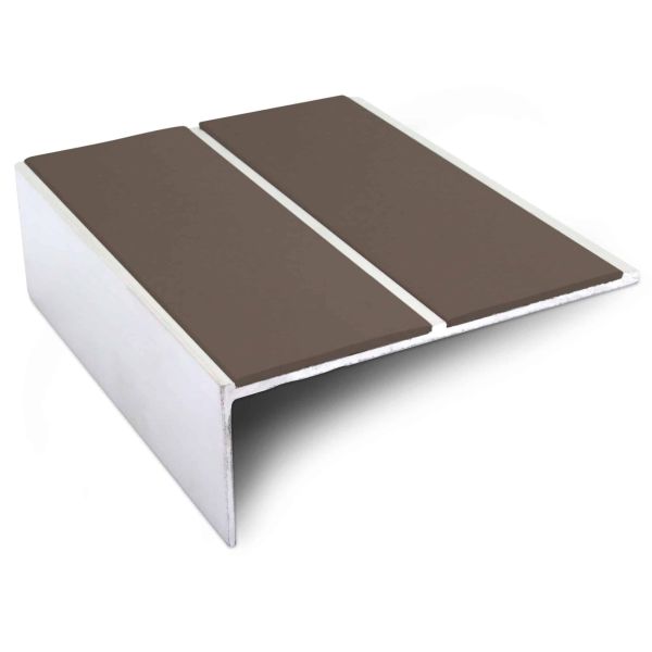 Commercial Stair Nosing Edge Trim 93mm x 32mm Non Slip PVC Insert