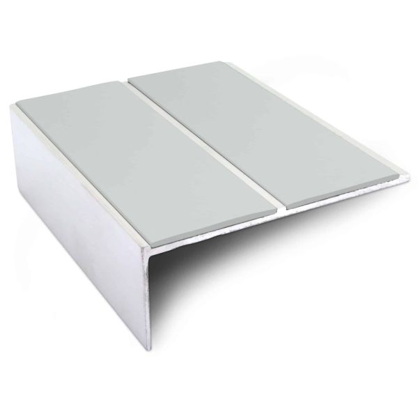 Commercial Stair Nosing Edge Trim 93mm x 32mm Non Slip PVC Insert