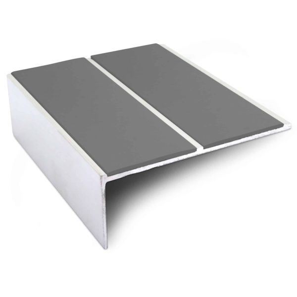 Commercial Stair Nosing Edge Trim 93mm x 32mm Non Slip PVC Insert