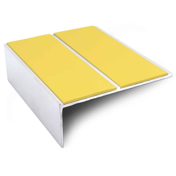 Commercial Stair Nosing Edge Trim 93mm x 32mm Non Slip PVC Insert