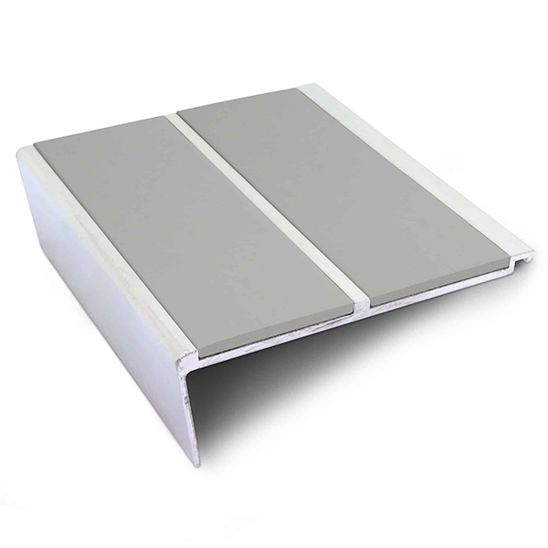 Commercial Stair Nosing Edge Trim 93mm x 32mm Non Slip PVC Insert