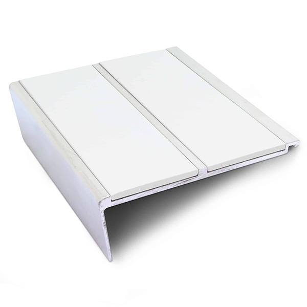 Commercial Stair Nosing Edge Trim 93mm x 32mm Non Slip PVC Insert