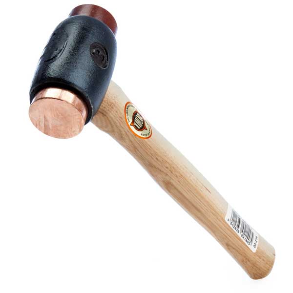Versatile Engineering Tool Copper & Hide Hammer - 1600G