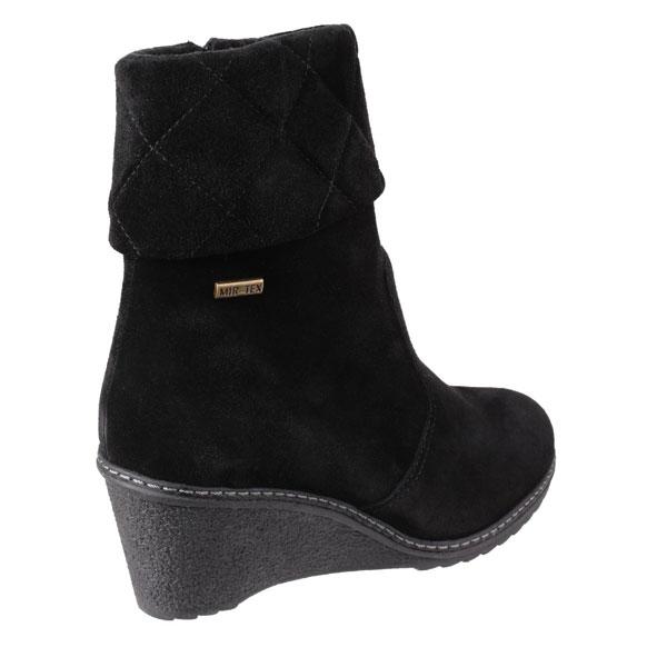 Cornwell Waterproof Zip-Up Suede Ankle Boot for ladies