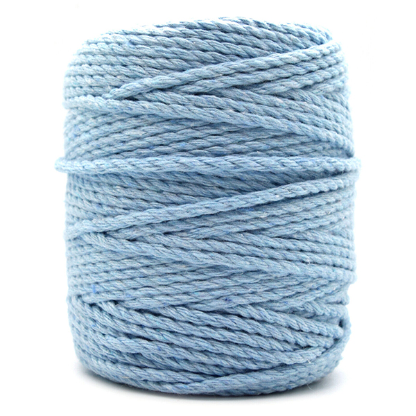 Cotton Macrame Rope – Premium 3-Strand Twisted Cord.