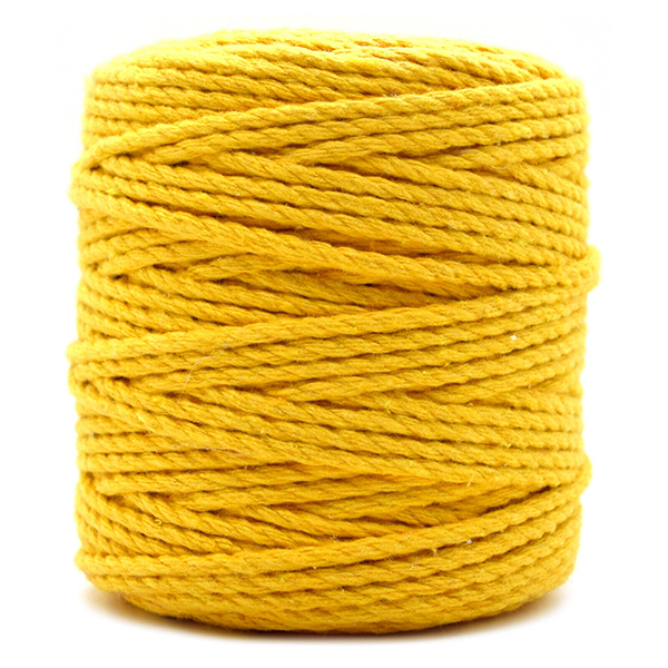 Cotton Macrame Rope – Premium 3-Strand Twisted Cord.
