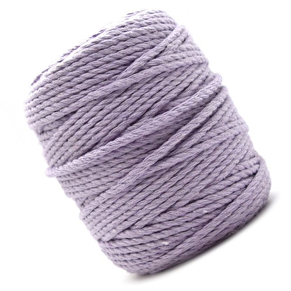 Cotton Macrame Rope – Premium 3-Strand Twisted Cord.