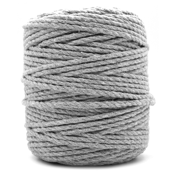 Cotton Macrame Rope – Premium 3-Strand Twisted Cord.