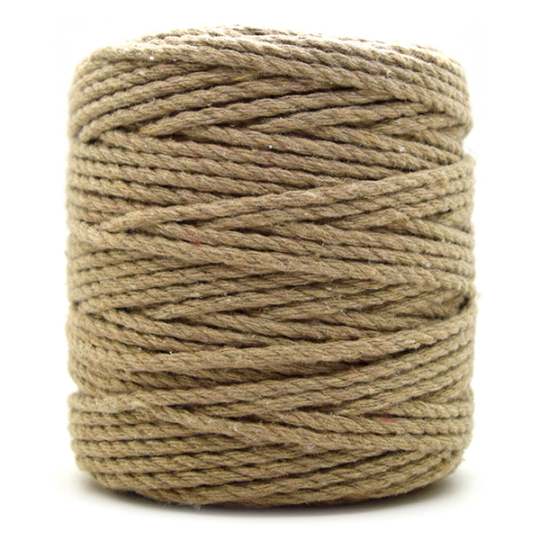Cotton Macrame Rope – Premium 3-Strand Twisted Cord.