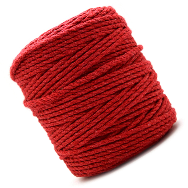 Cotton Macrame Rope – Premium 3-Strand Twisted Cord.