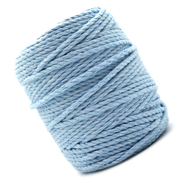 Cotton Macrame Rope – Premium 3-Strand Twisted Cord.