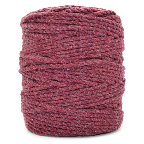Cotton Macrame Rope – Premium 3-Strand Twisted Cord.