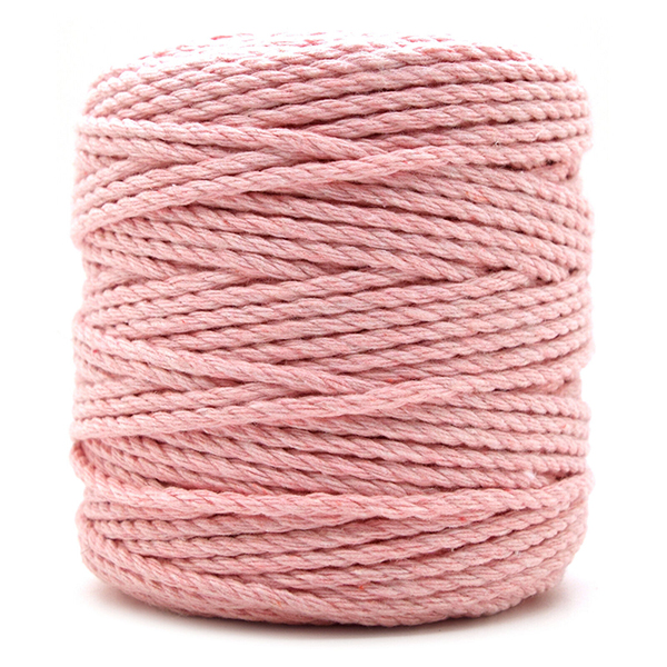 Cotton Macrame Rope – Premium 3-Strand Twisted Cord.