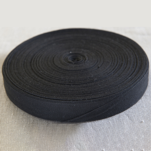 Cotton Tie Tape Black
