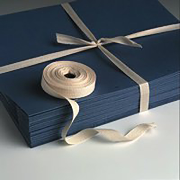 Cotton Tie Tape Natural Unbleached - 20 Rolls