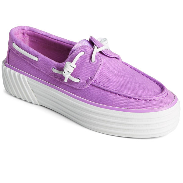 Crest Elevated Boat-Style Canvas Shoe