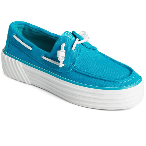 Crest Elevated Boat-Style Canvas Shoe