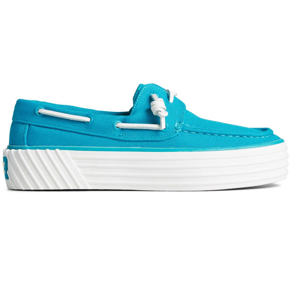 Crest Elevated Boat-Style Canvas Shoe
