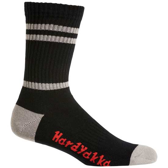 Crew Work Sock Cushioned Footbed 5 Pack