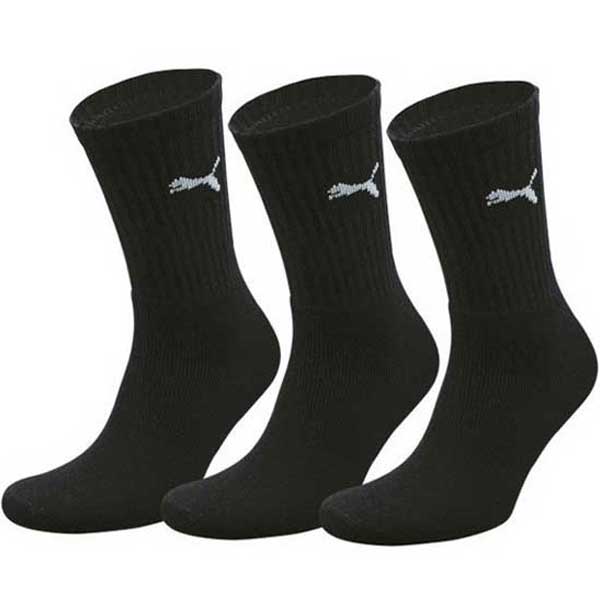 Crew Puma Socks Ribbed Ankle 3 Pack Set