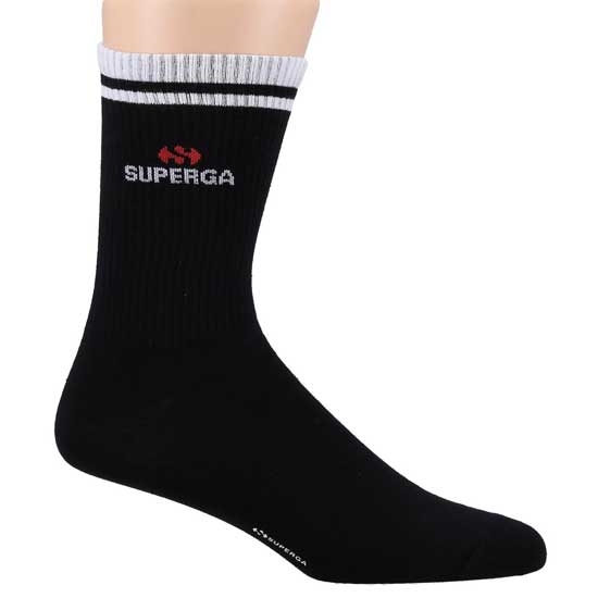 Everyday Comfort Crew Socks in Black