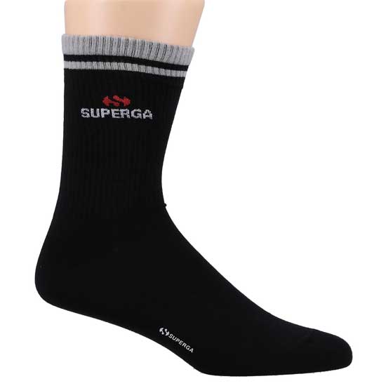Everyday Comfort Crew Socks in Black