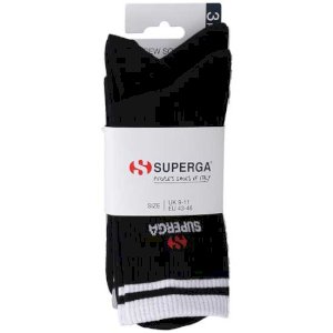 Everyday Comfort Crew Socks in Black