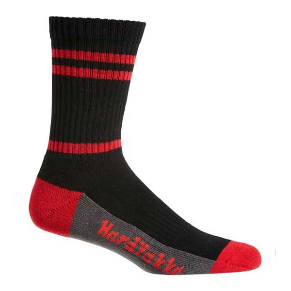 Crew Work Sock Cushioned Footbed 5 Pack