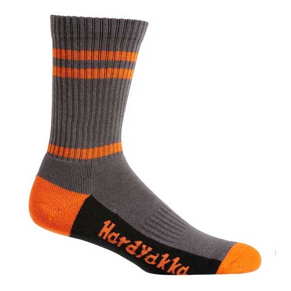 Crew Work Sock Cushioned Footbed 5 Pack