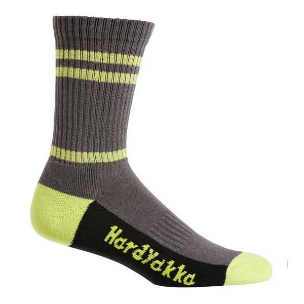 Crew Work Sock Cushioned Footbed 5 Pack