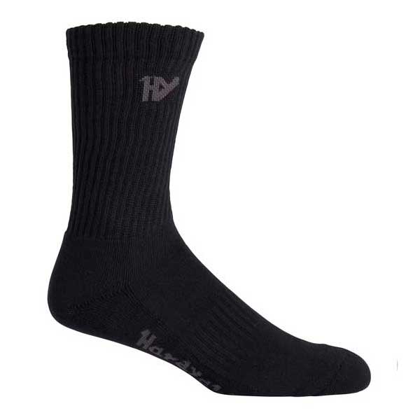 Crew Work Sock Cushioned Footbed 5 Pack