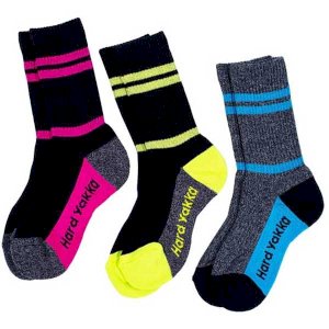 Crew Work Socks Cotton Comfort for Boots Pack of 3