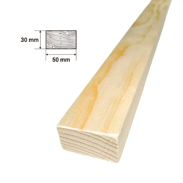 Decorative Moulding PSE Treated Timber Pinewood Pine Battens