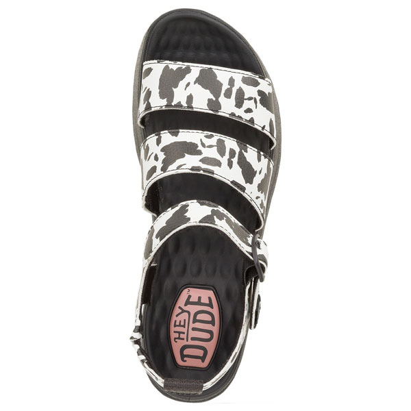 Delray Comfort Sandal – Animal Print Style with Buckle Fit